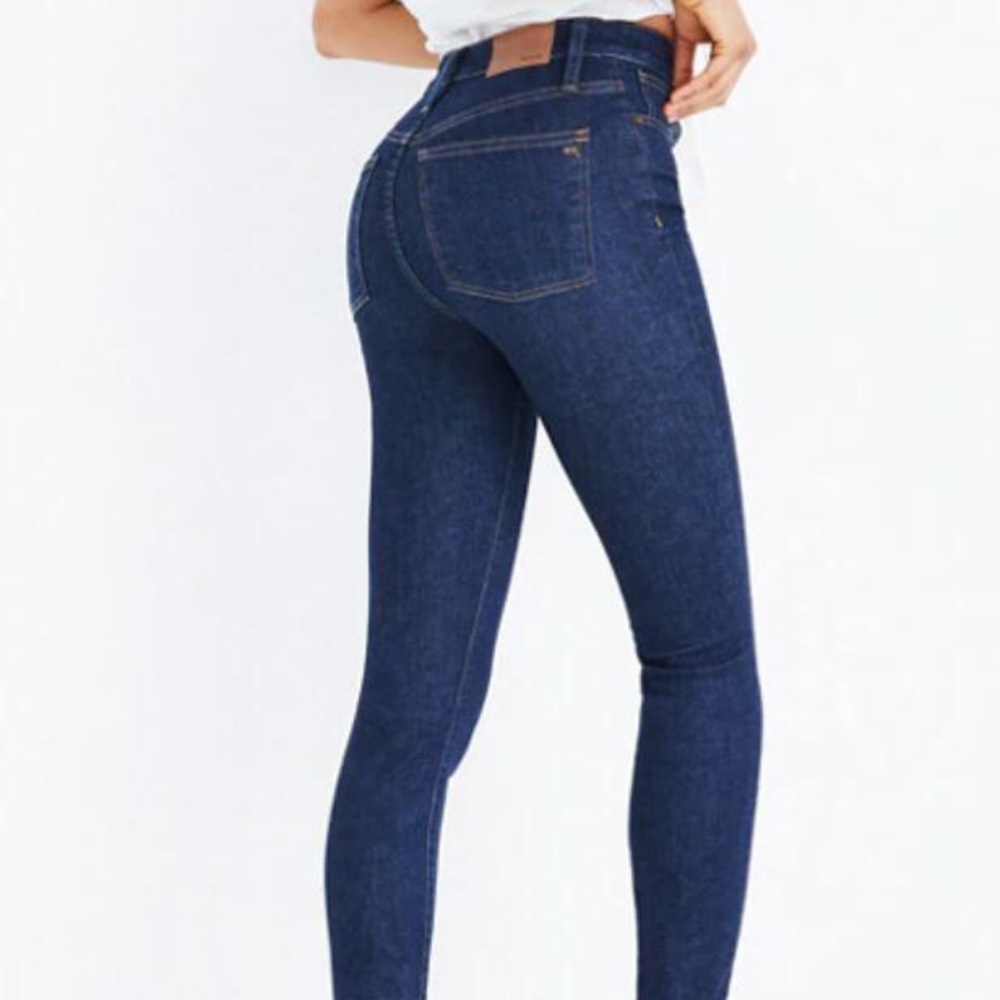 Petite Madewell Curvy High-Rise Skinny Jeans